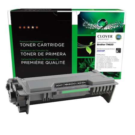 Clover Imaging Group Remanufactured Toner Cartridge For Brother TN820 200990P